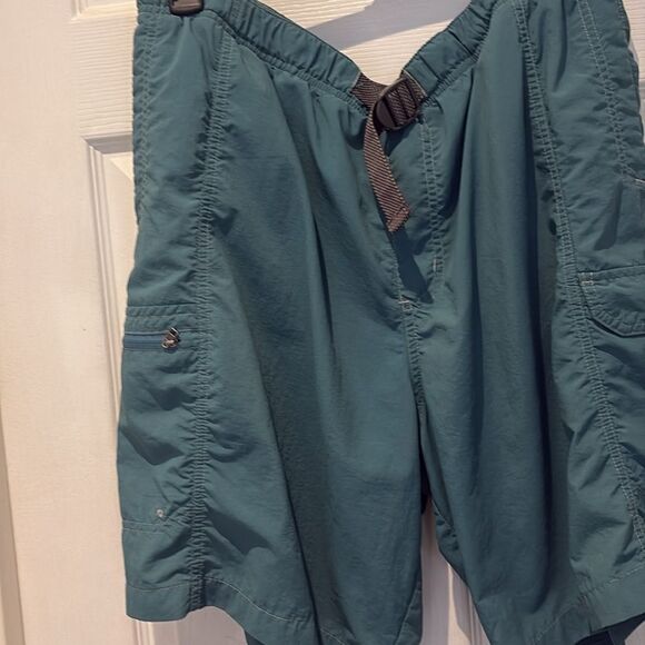 Columbia teal swim trunks with belt SZ large - Picture 3 of 8